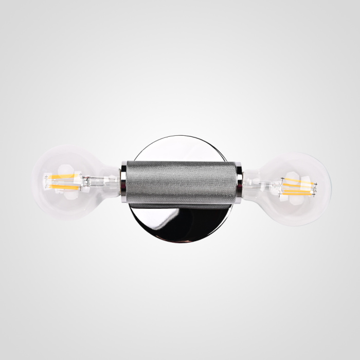 Бра RH Utilitaire Inline Sconce Silver ImperiumLoft