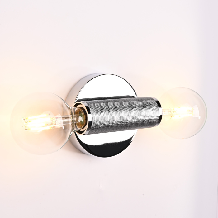 Бра RH Utilitaire Inline Sconce Silver ImperiumLoft