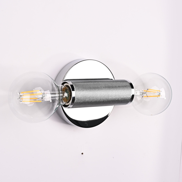 Бра RH Utilitaire Inline Sconce Silver ImperiumLoft