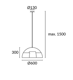 Подвесной светильник Leds C4 00-2908-E2-16