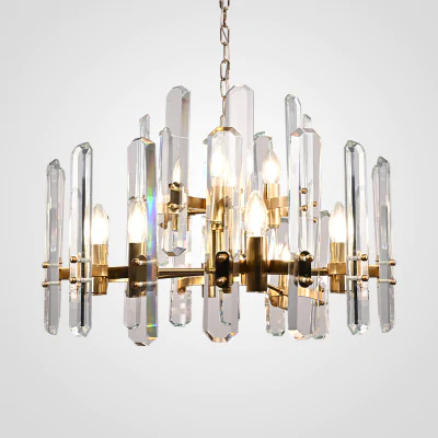 Люстра RH BONNINGTON Chandelier natural brass D660 ImperiumLoft