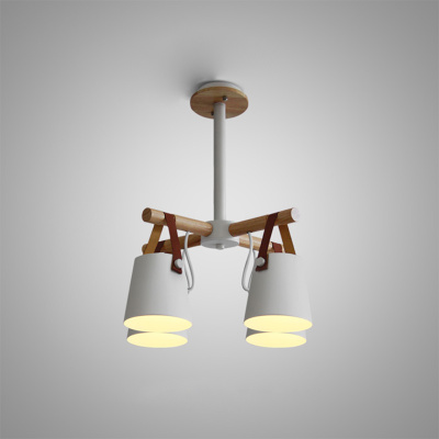 Люстра потолочная на штанге NATURA C4 white ImperiumLoft