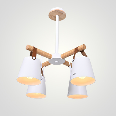 Люстра потолочная на штанге NATURA C4 white ImperiumLoft