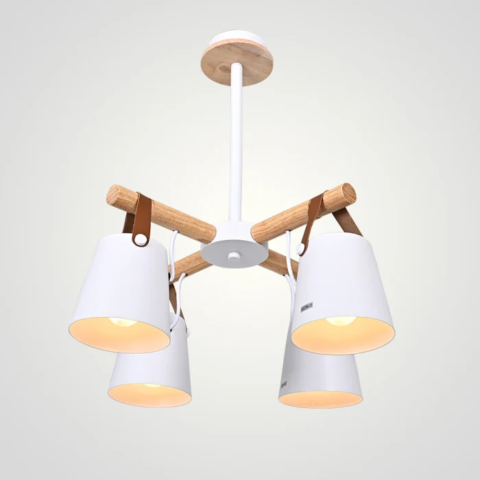 Люстра потолочная на штанге NATURA C4 white ImperiumLoft