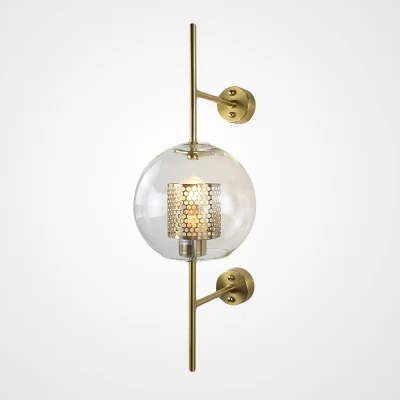 Настенный светильник CATCH WALL ball L55 brass ImperiumLoft