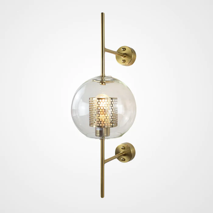 Настенный светильник CATCH WALL ball L55 brass ImperiumLoft