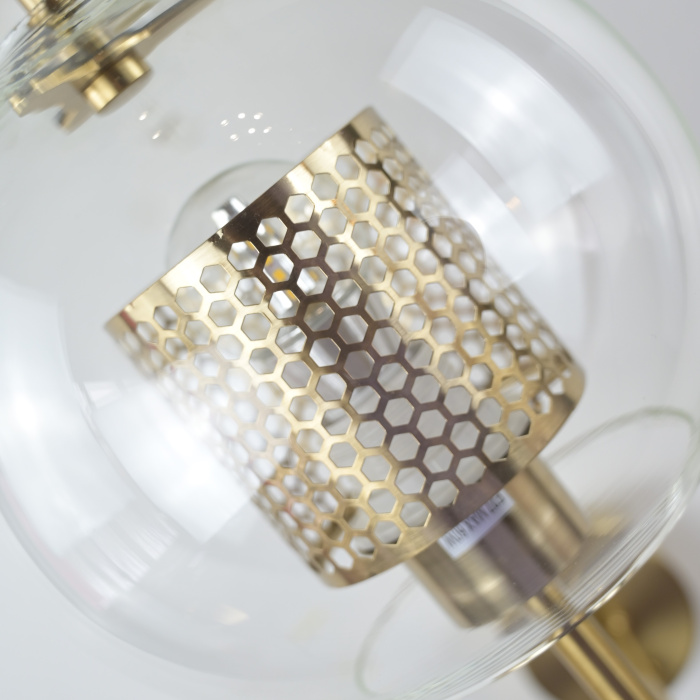 Настенный светильник CATCH WALL ball L55 brass ImperiumLoft