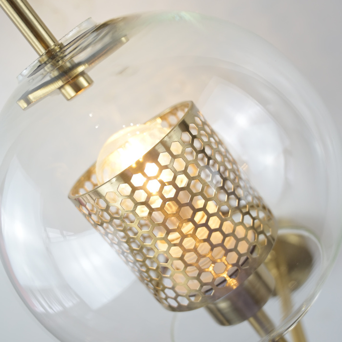 Настенный светильник CATCH WALL ball L55 brass ImperiumLoft