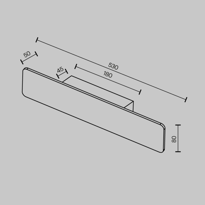 Настенный светильник Maytoni Stela C81WL-18W3K-B