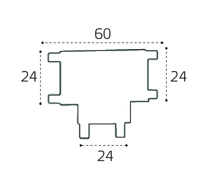 Соединитель Т-образный Italline IT09-9030 black