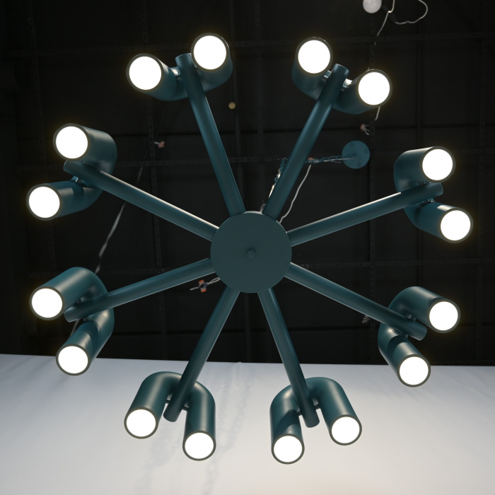 Подвесная люстра FANNY 16 Green ImperiumLoft