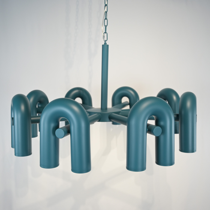 Подвесная люстра FANNY 16 Green ImperiumLoft