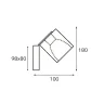 Светильник настенный Italline MRC0821W-1 black