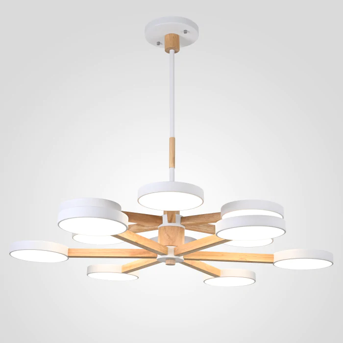 Подвесная люстра TURNA DBL L12 White ImperiumLoft