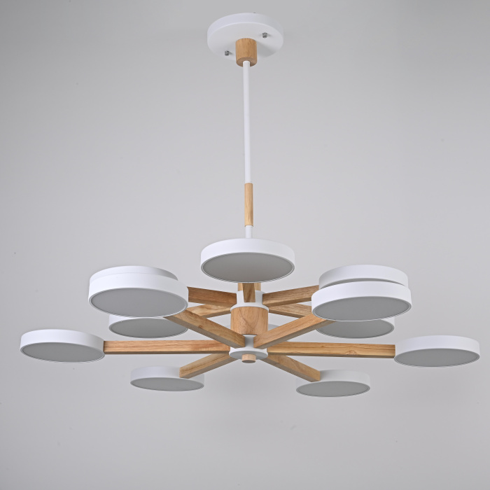 Подвесная люстра TURNA DBL L12 White ImperiumLoft