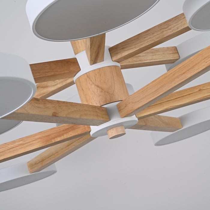 Подвесная люстра TURNA DBL L12 White ImperiumLoft