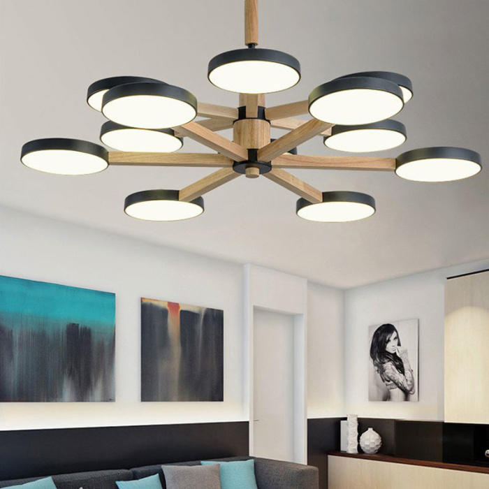 Подвесная люстра TURNA DBL L12 White ImperiumLoft