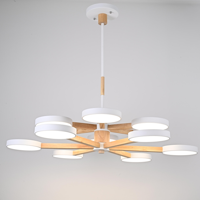 Подвесная люстра TURNA DBL L12 White ImperiumLoft