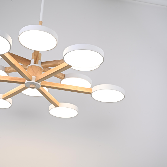 Подвесная люстра TURNA DBL L12 White ImperiumLoft