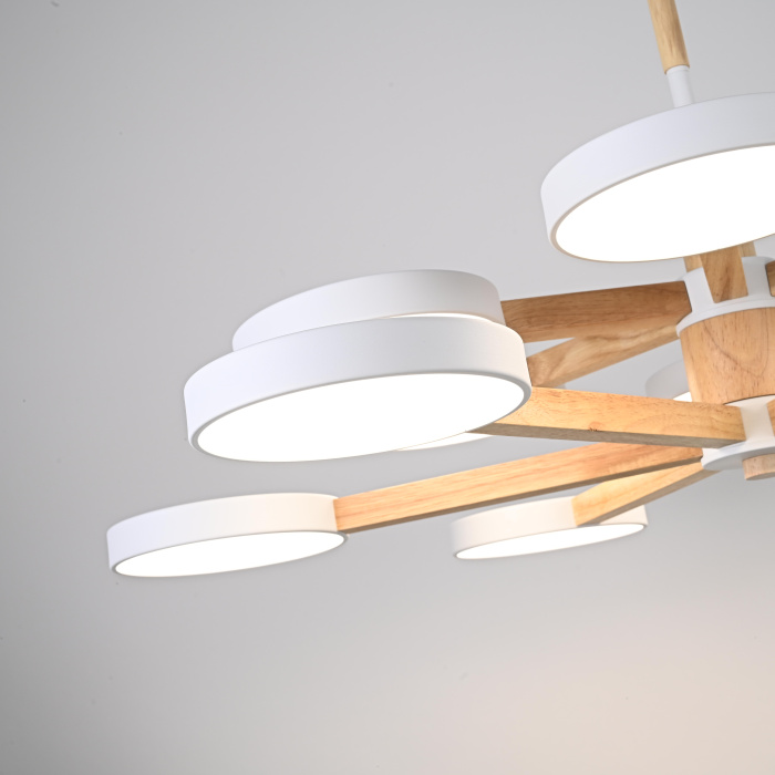 Подвесная люстра TURNA DBL L12 White ImperiumLoft