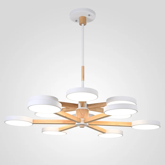 Подвесная люстра TURNA DBL L12 White ImperiumLoft