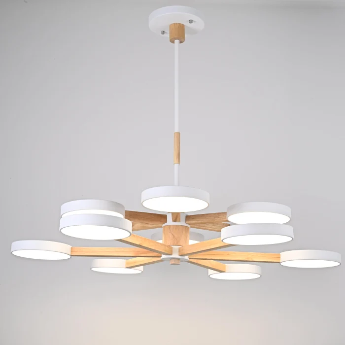 Подвесная люстра TURNA DBL L12 White ImperiumLoft