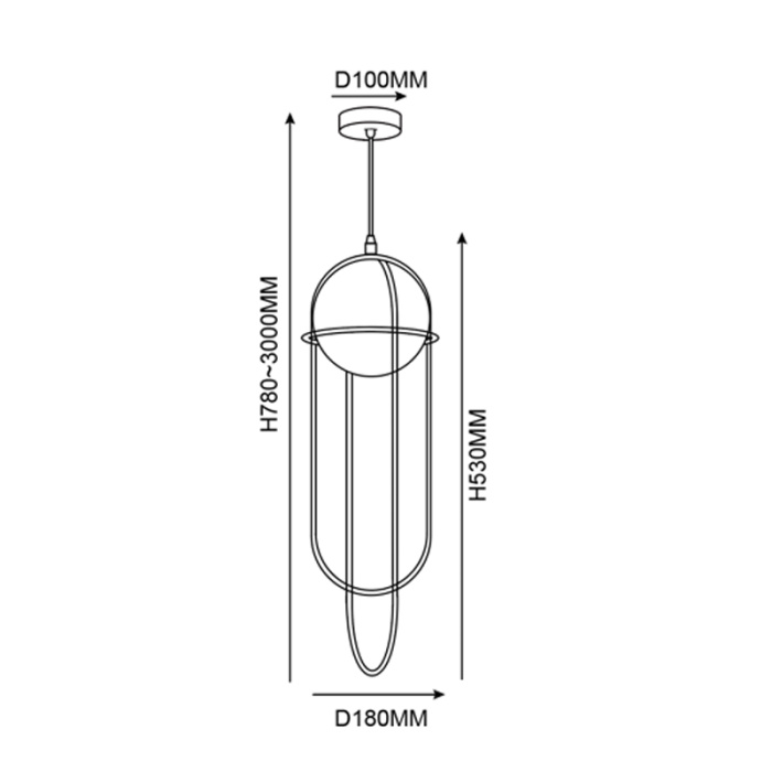 Подвесной светильник ASCENT ImperiumLoft