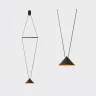 Светильник подвесной Italline IT03-1430 black/orange