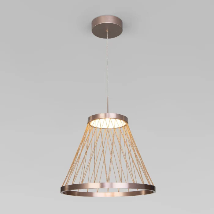 Подвесной светильник Eurosvet Cesta 40016/1 LED коричневый