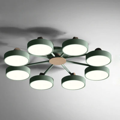 Потолочная люстра MOVE 8 Green ImperiumLoft