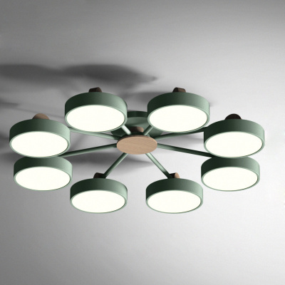 Потолочная люстра MOVE 8 Green ImperiumLoft