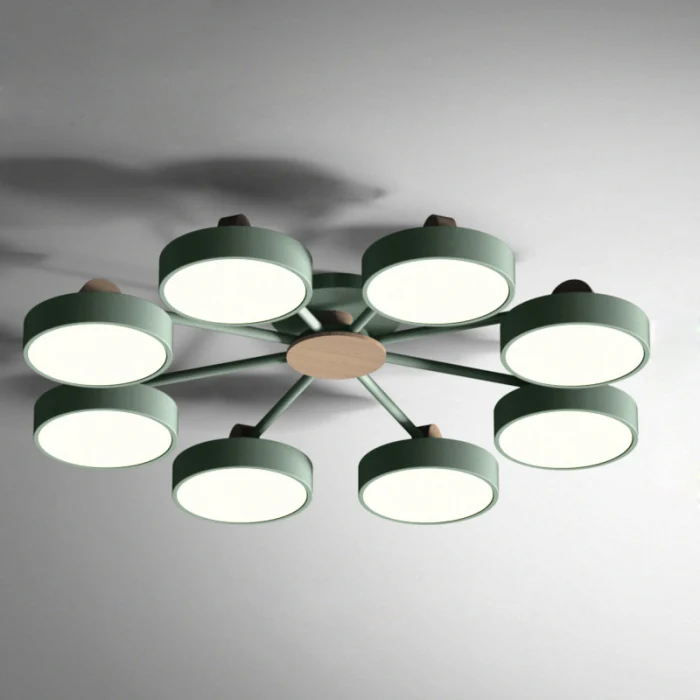 Потолочная люстра MOVE 8 Green ImperiumLoft