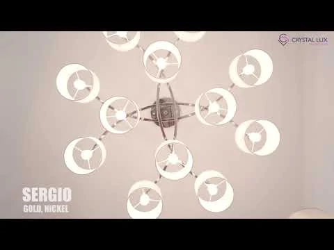 Торшер Crystal Lux SERGIO PT1 GOLD