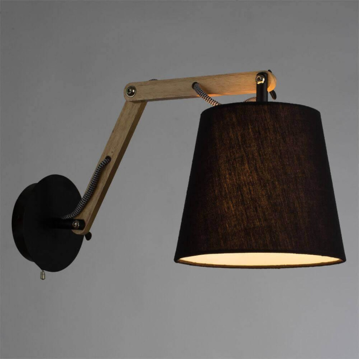 Настенный светильник Arte Lamp Pinoccio A5700AP-1BK