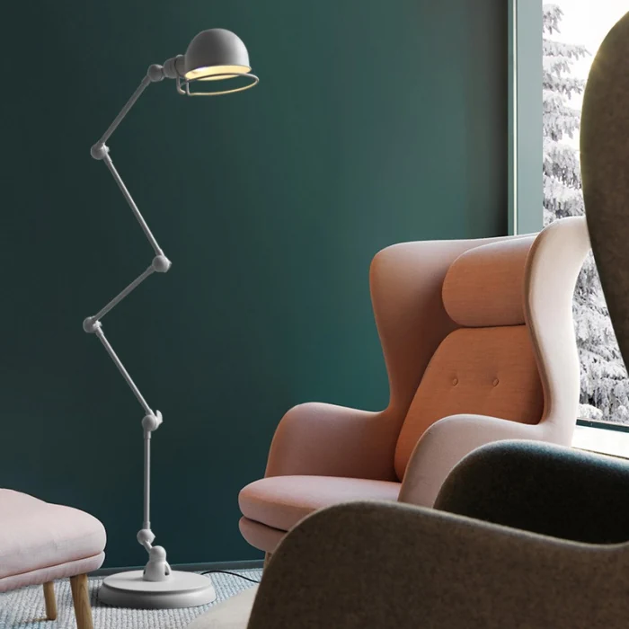 Торшер VIKNING белый ImperiumLoft