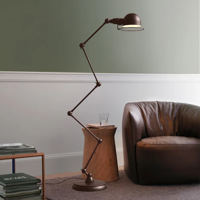 Торшер VIKNING белый ImperiumLoft