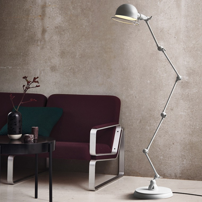 Торшер VIKNING белый ImperiumLoft