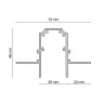 Шинопровод встраиваемый Maytoni Busbar trunkings Exility TRX034-421.12B