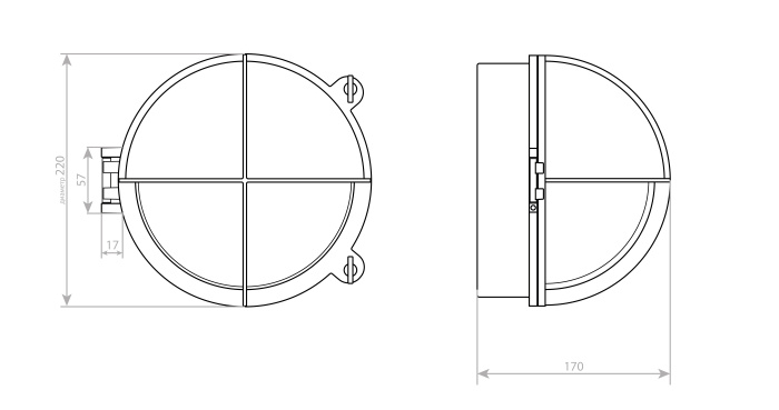 Уличный настенный светильник Covali WL-30740