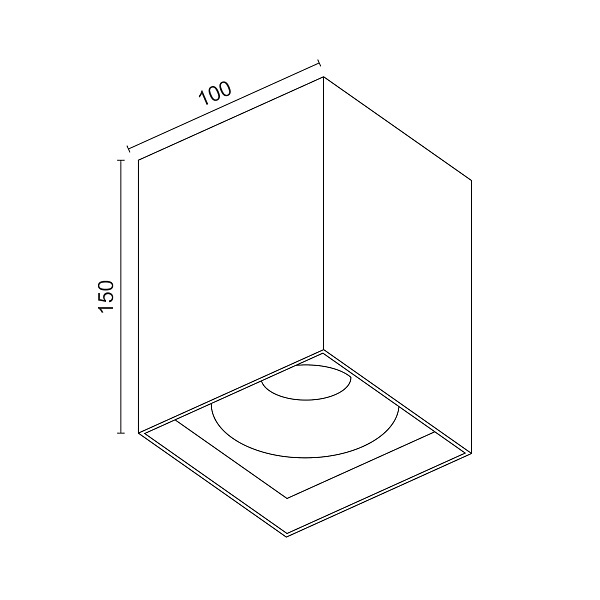 Накладной светильник Ledron MJ1021 White