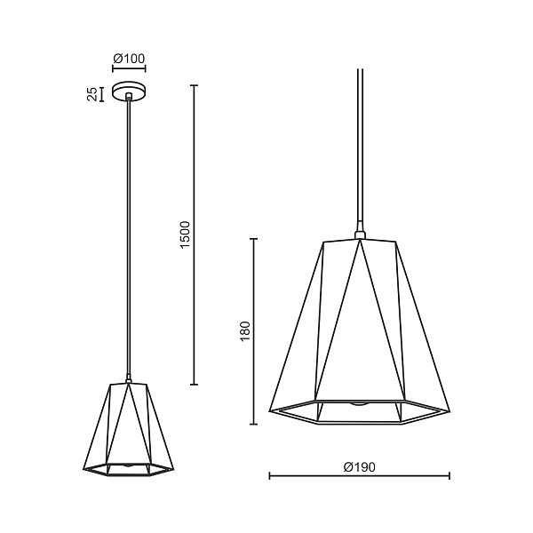 Подвесной светильник Ledron 2517C