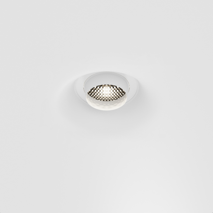 Встраиваемый светильник Maytoni Gyps Modern DL006-GU10-RD-W