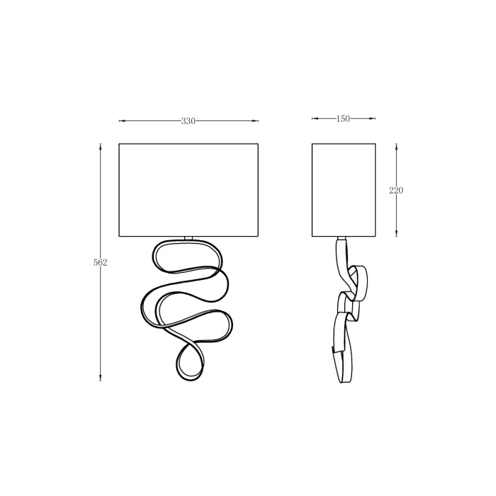 Бра VL4174W01 Vele Luce