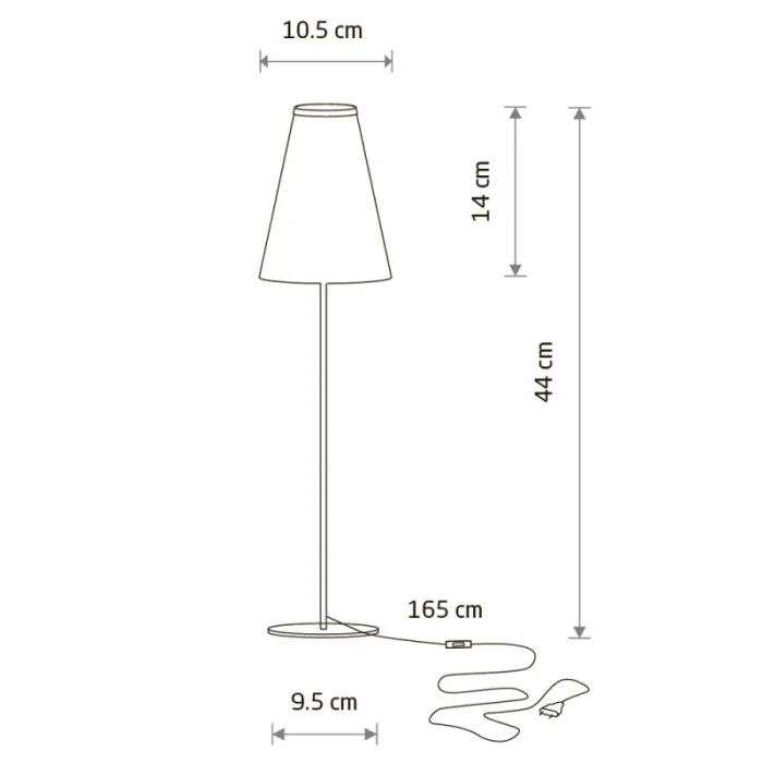 Настольная лампа Nowodvorski Trifle White 7758