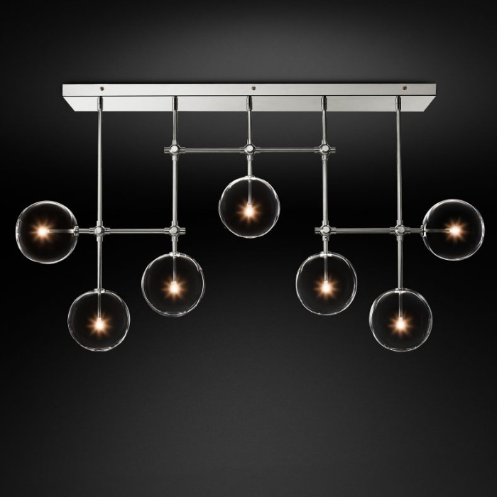 Потолочный светильник Delight Collection Globe Mobile KG0835P-7A chrome