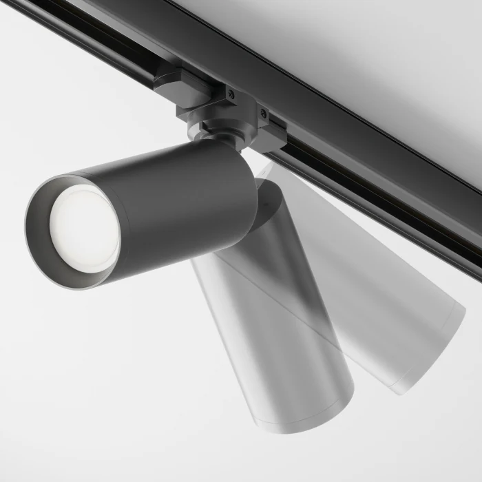 Трековый светильник Maytoni Focus TR028-3-GU10-B