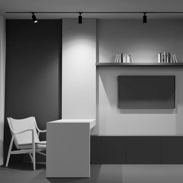 Трековый светильник Maytoni Focus TR028-3-GU10-B