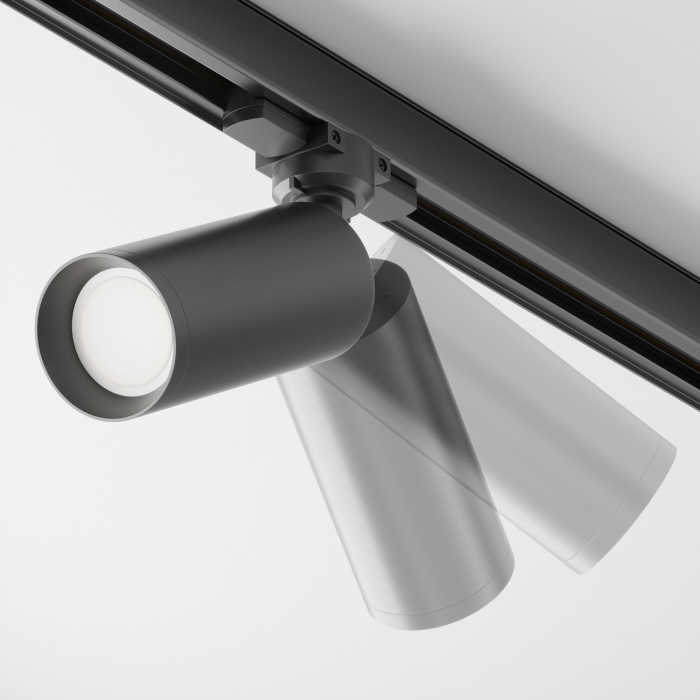 Трековый светильник Maytoni Focus TR028-3-GU10-B