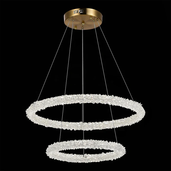Люстра подвесная ST-Luce Золотистый/Золотистый LED 2*28W 3000 - 6500K SL6110.203.02