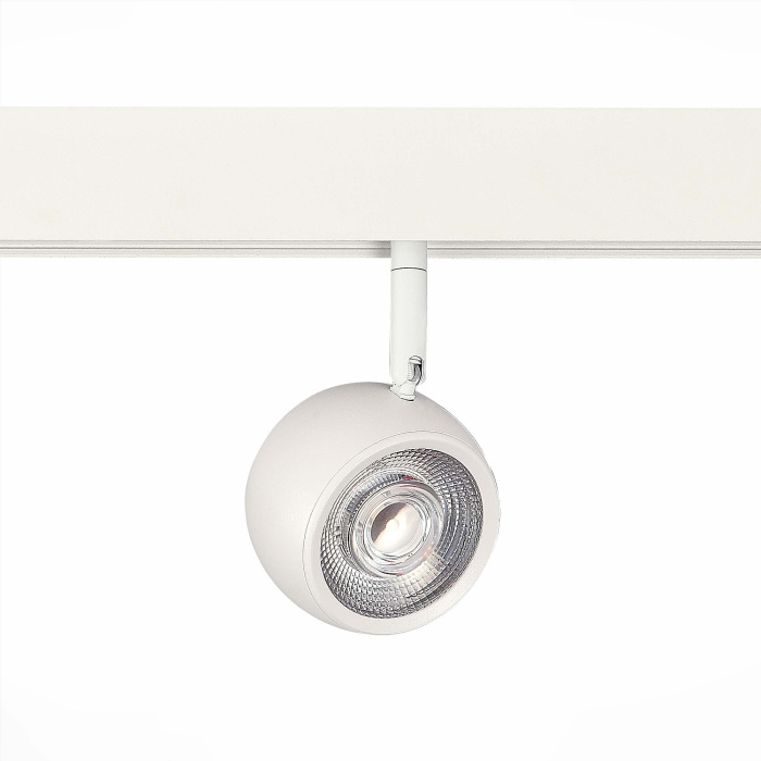 Магнитный трековый светильник Белый LED 1*10W 4000K 470Lm Ra>80 36° IP20 L120xW50xH176 ST355.546.10